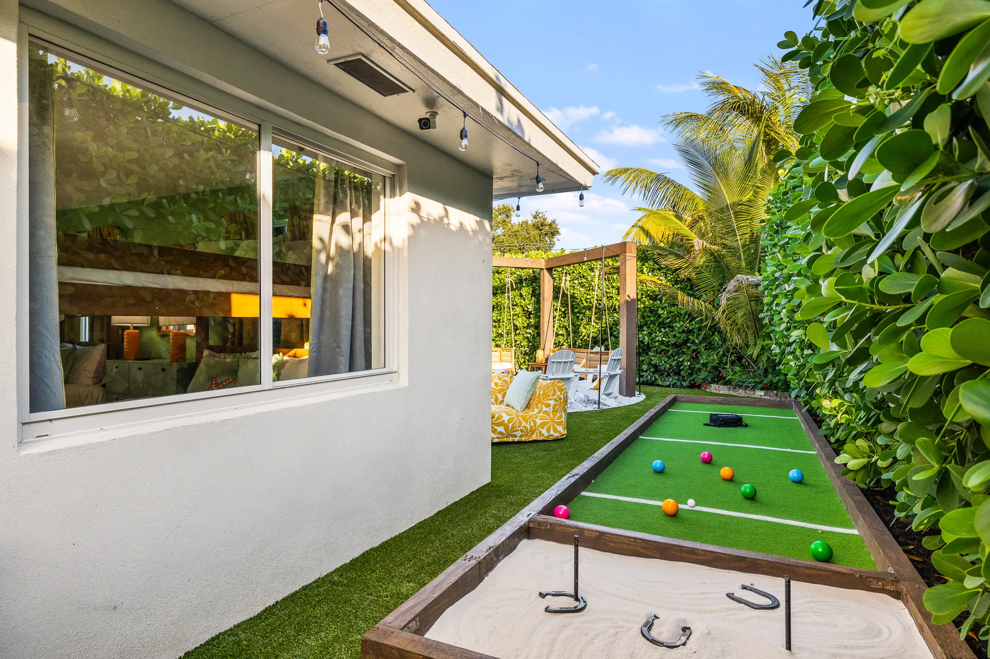 Bocce ball court