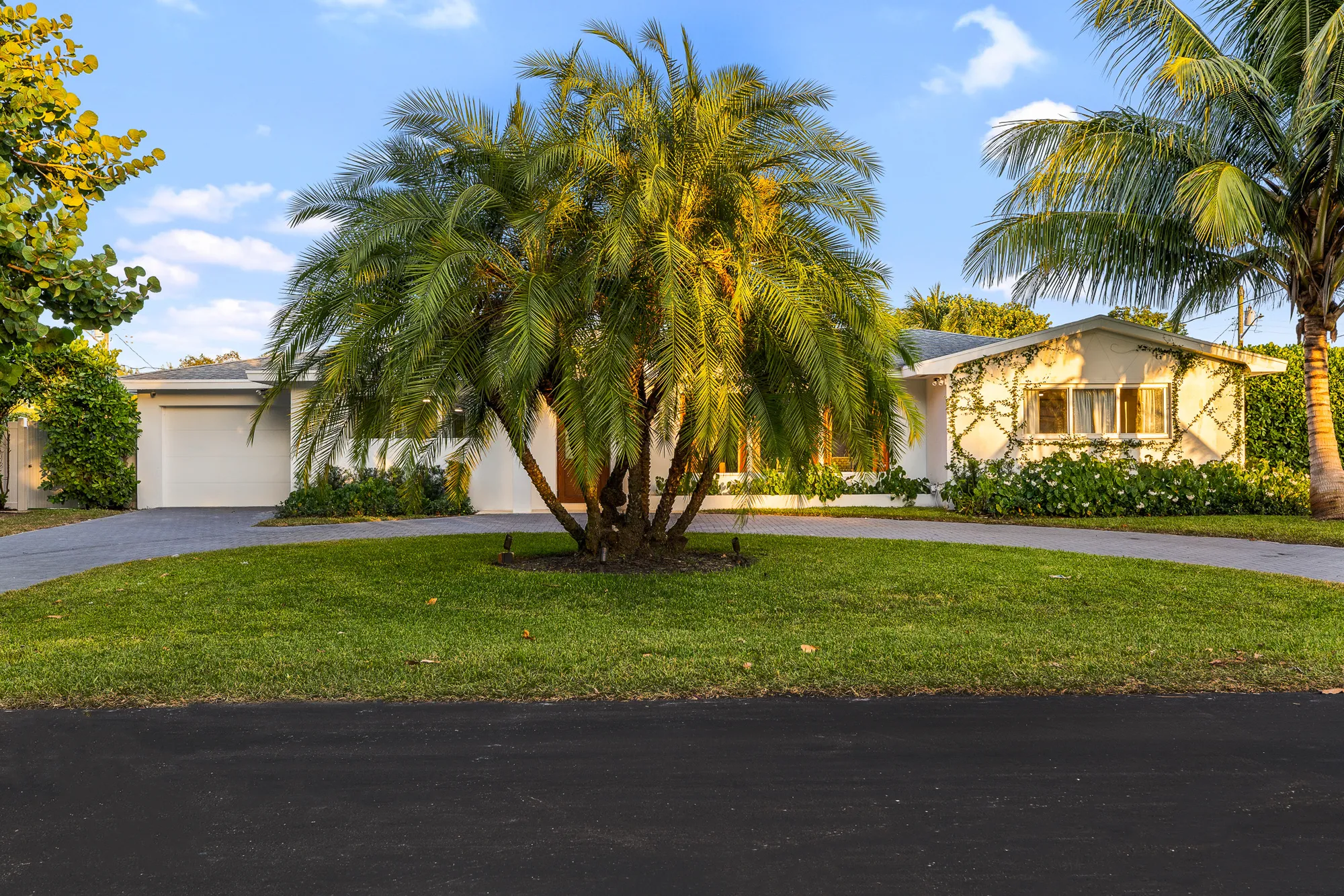 Front exterior and driveway