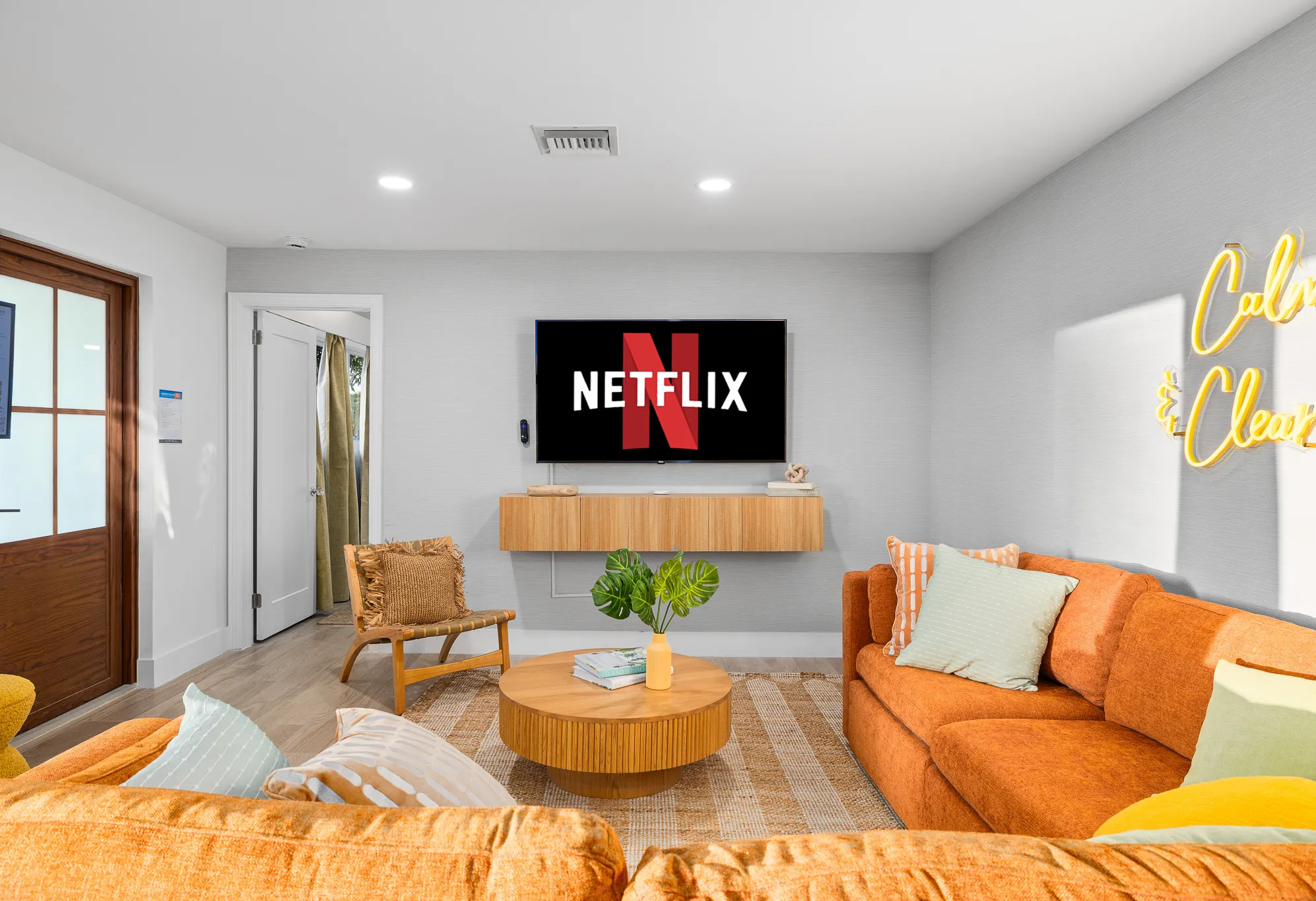Living room seating area